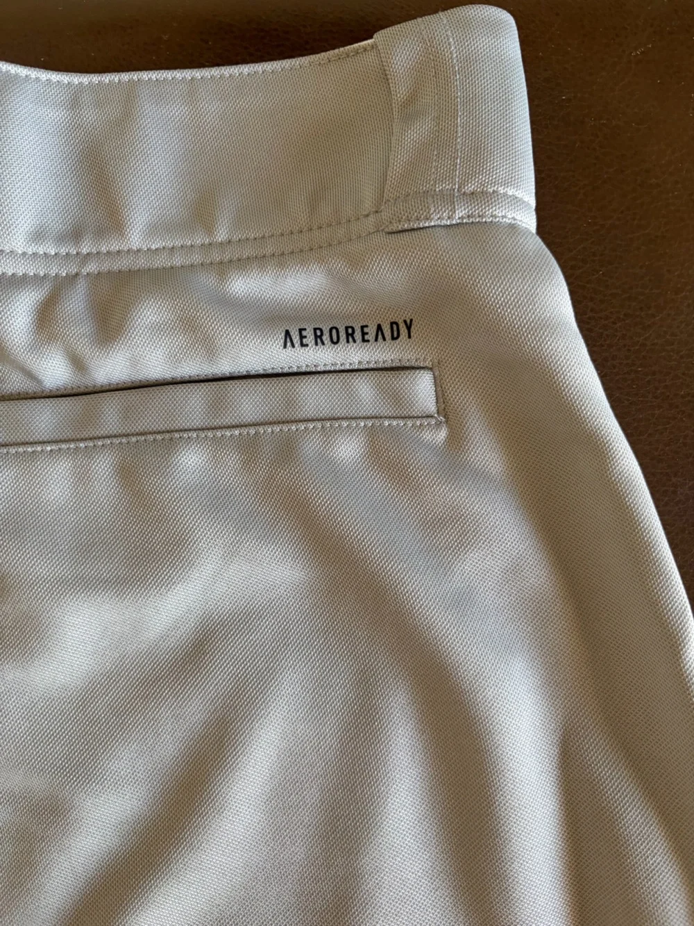 adidas Men's Light Gray AEROREADY Chinos